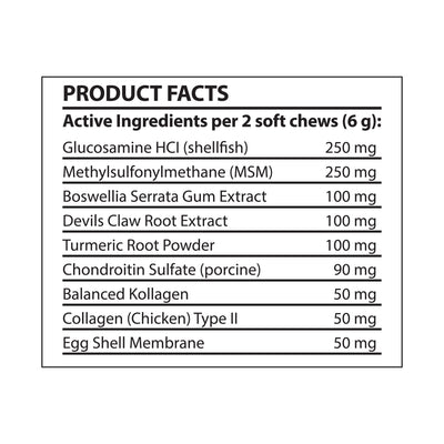Hip + Joint Soft Chews for Dogs from Nutrition Elements, product view 4