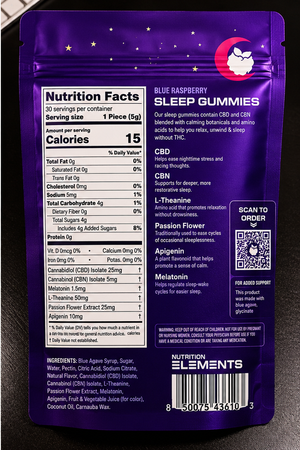 Sleep Gummies – Deep Sleep Support with CBD, CBN & Passion Flower