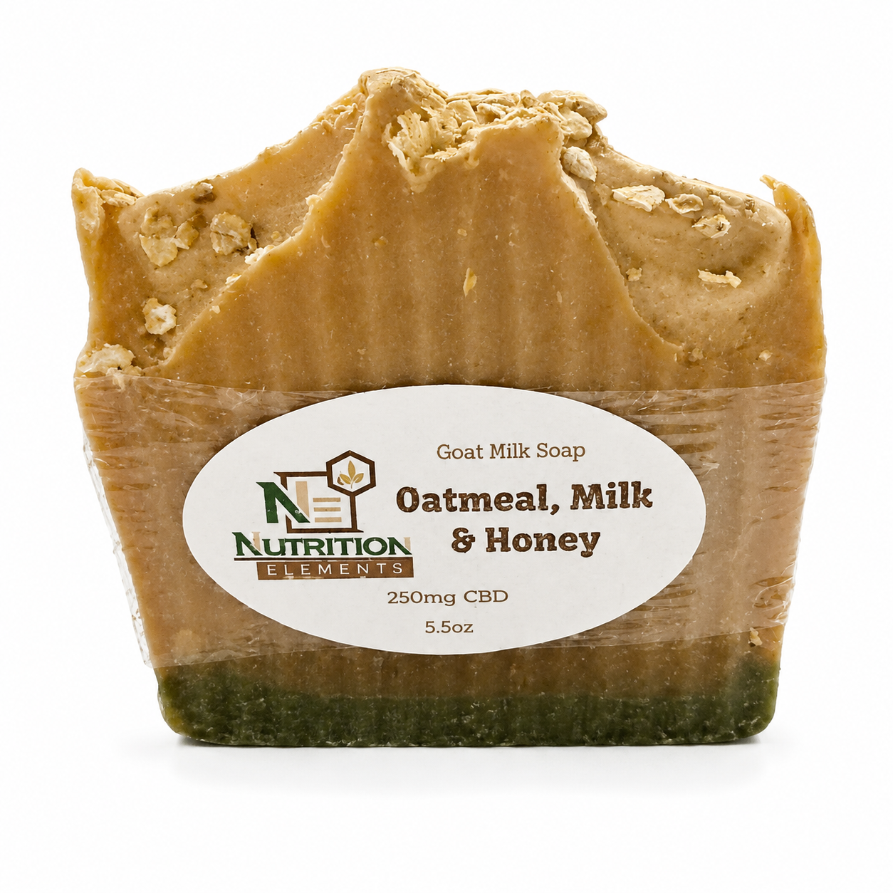 Oatmeal, Milk & Honey Goat Milk Soap – 250mg CBD