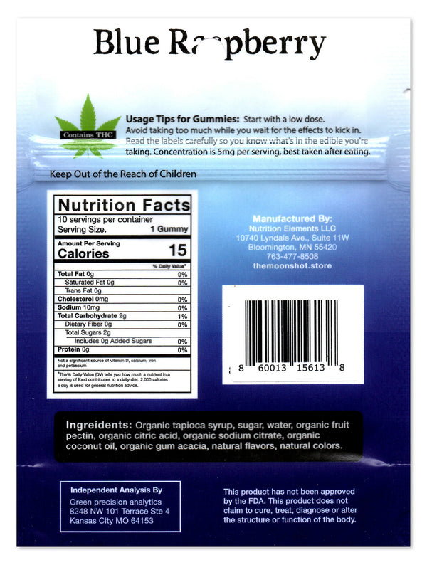 Moonshot Delta 9 Blue Raspberry
