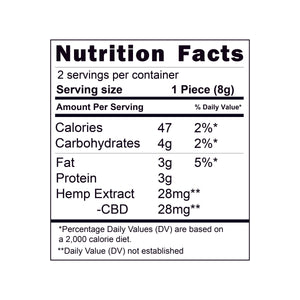 THC Delta 9 2 count Milk Chocolates (10mg per packet)