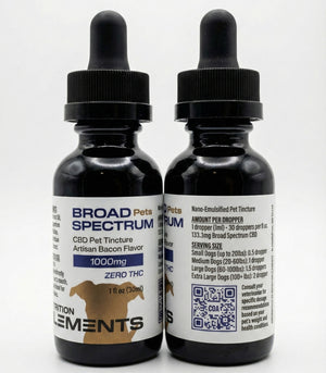 Pet CBD Oil 1000 MG (bacon flavor)