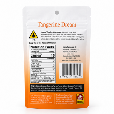 MoonShot Delta-9 Tangerine Dream Gummies – 10 Count