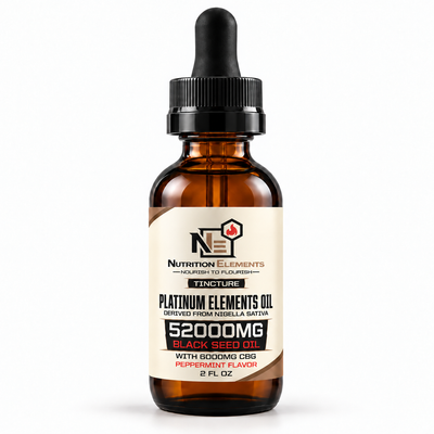 Platnium Elements Black Seed + CBD- Peppermint 2oz