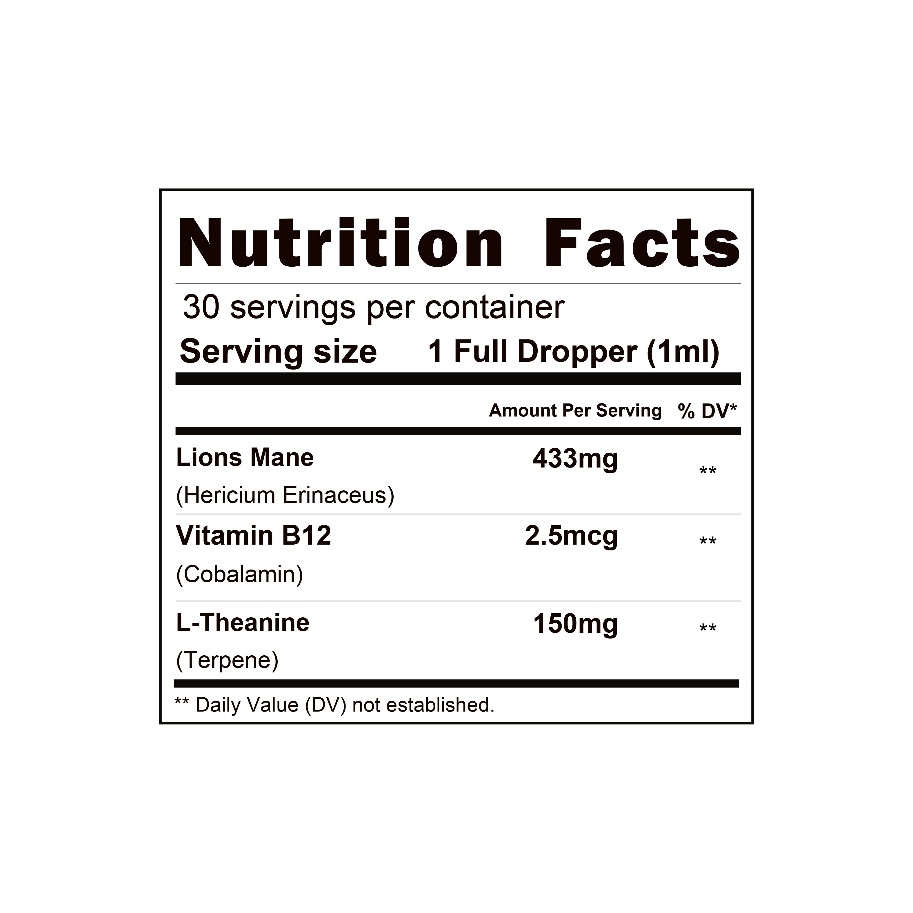Lion's Mane CBD Tincture, Mixed Berry from Nutrition Elements, product view 4