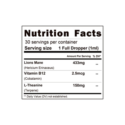 Lion's Mane CBD Tincture, Mixed Berry from Nutrition Elements, product view 4