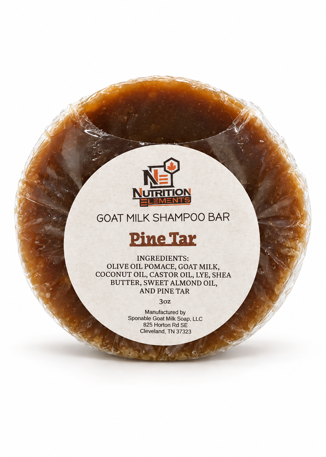 Pine Tar Goat Milk Shampoo Bar – 3 oz