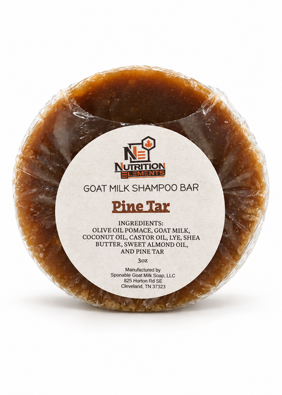 Pine Tar Goat Milk Shampoo Bar – 3 oz