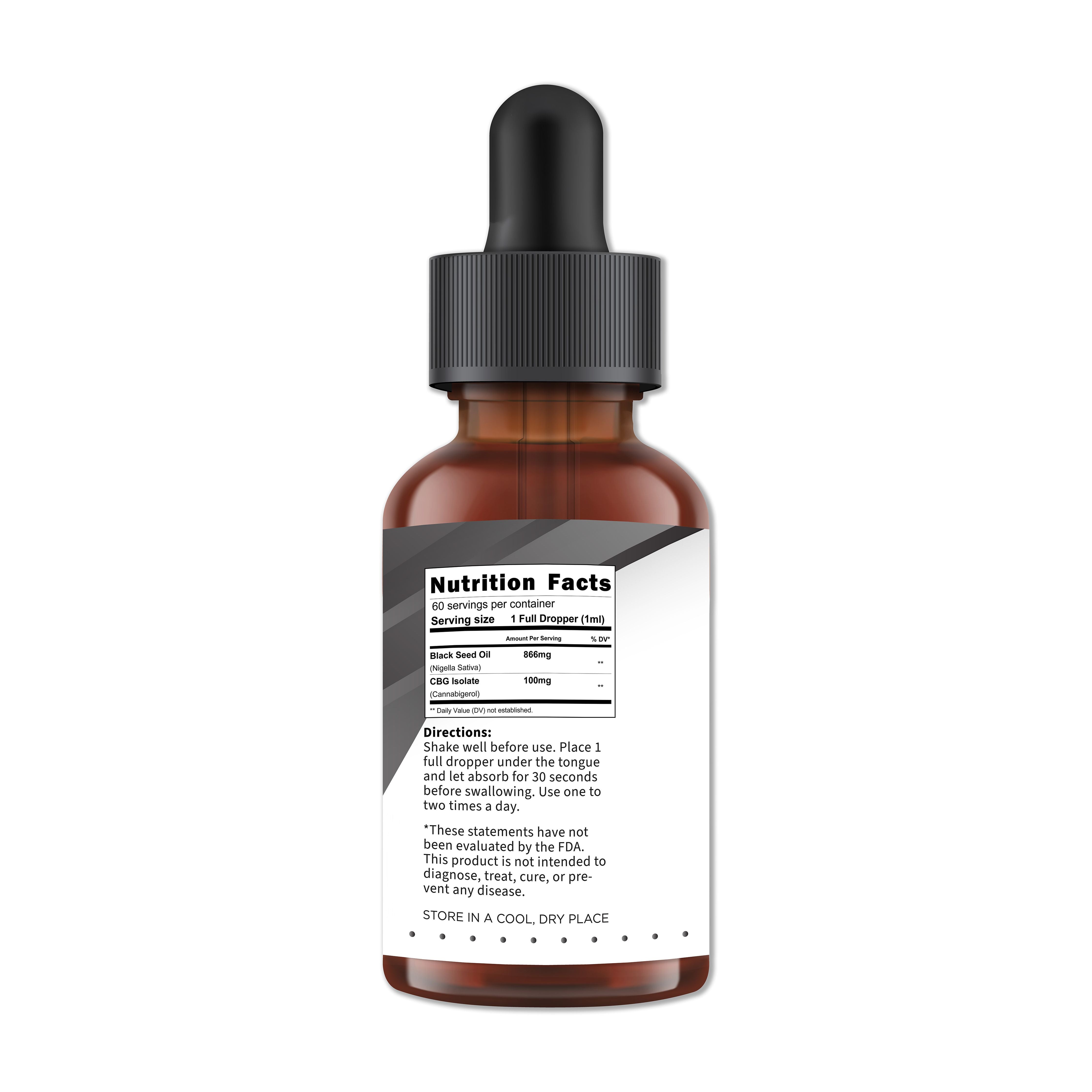 52,000mg Black Seed Oil, THC Free