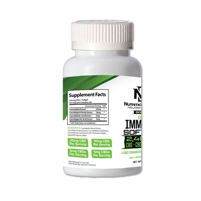 2,400mg CBD Immunity Softgels
