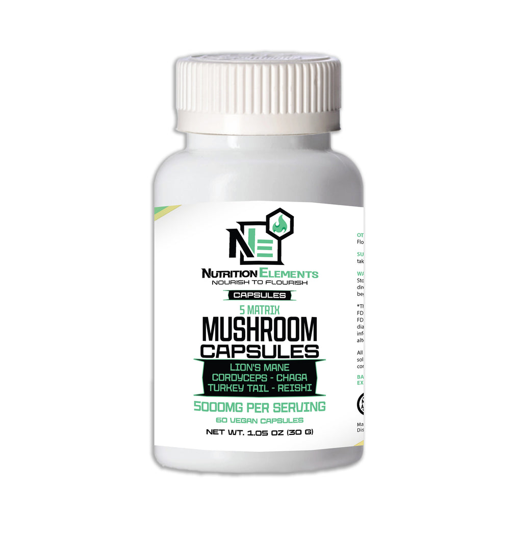 5 Matrix Mushroom Capsules (5000mg)
