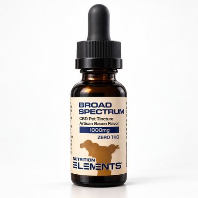 Broad-Spectrum CBD Pet Oil – Bacon Flavor, 1,000 mg