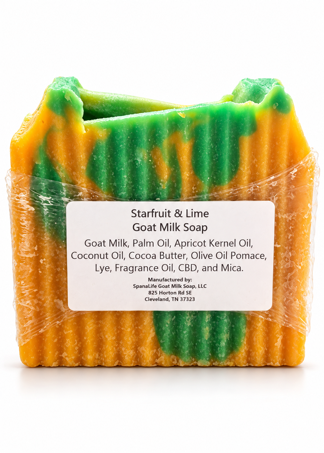 StarFruit and Liime Goat Milk CBD Soap-250mg