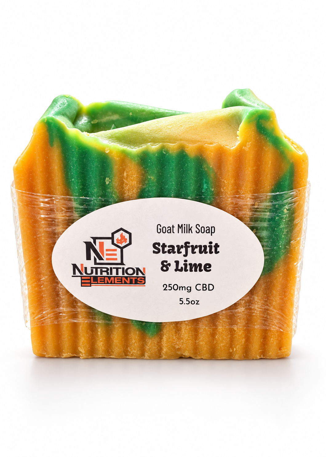 StarFruit and Liime Goat Milk CBD Soap-250mg