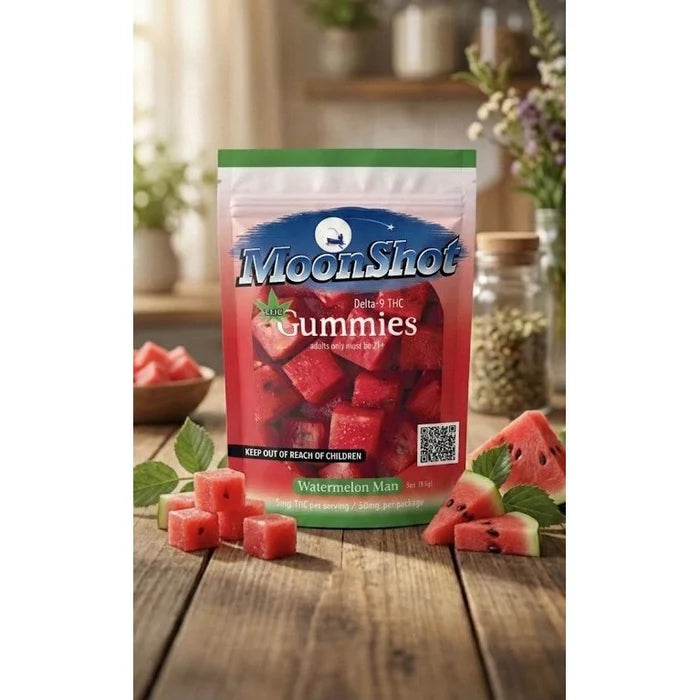 Moonshot Watermelon Delta 9 10 count gummie
